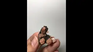 15g Red Vanadinite Crystal Cluster on Goethite