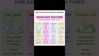 Build The Perfect Routine For Your Skin Type! 🧴✨