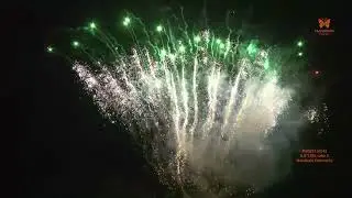 Fireworks Pyrotechnics 0.8 Inch 180 Shots Cake Fireworks X Shape 1.3G Professional Fireworks Cake