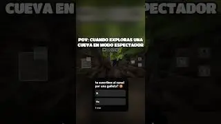 POV: WHEN YOU EXPLORE A CAVE IN SPECTATOR MODE