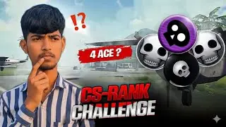 CS Rank Challenge 💀 | Ek Match Mein 4 ACE?! | Free Fire