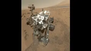 Nasa Mars Rover Curiosity High Resolution Images of Rock and Sand Samples, Self Portrait