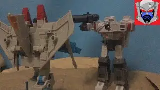 Transformers G1 Starscream vs Megatron Stop Motion