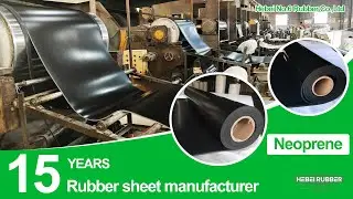 Neoprene CR rubber sheet production line