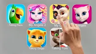 TalkingPierre, My Angela 2, My Cat, Angela, Talking Ginger, Talking Tom.
