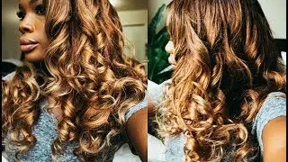 THE PERFECT HONEY BLONDE FOR DARKER SKIN | BEAUTYANDMARIE