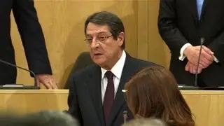 Anastasiades sworn in as new president of Cyprus
