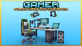 Мебель и косметика для геймеров #minecraft