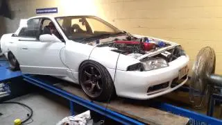 600hp RB30 Dyno Wheelspin