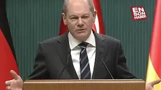 Altay tankı Almanya T&uuml;rkiye'ye gizli ambargo sorusu Scholz k&ouml;şeye sıkıştırdı.