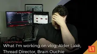 What I'm working on vlog; Alder Lake, Thread Director, Brain Ouchie