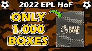 LIMITED EDITION BOXES! 2022 Panini English Premier League Hall of Fame Soccer Card Box Review
