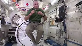 Fidget spinner spinning in space!