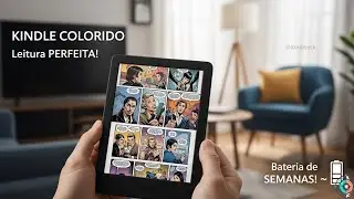 KINDLE COLORIDO: Leitura PERFEITA! 🎨 Tela Colorida e Bateria de SEMANAS