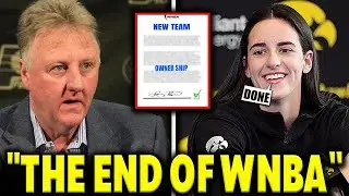 2 MINT AGO: Larry Bird OFFERS Caitlin Clark Her OWN Team ; WNBA IS STANTED