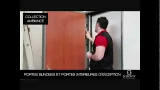 Installation d'une porte blind&eacute;e Designity - Collection Ambiance - BLOC PORTE FORTEX