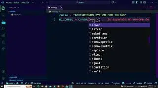 LOWER EN PYTHON