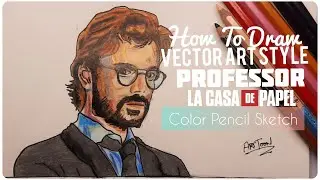 How to Draw The Professor From Money Heist / La Casa De Papel 😍 Learn To Draw Step By Step