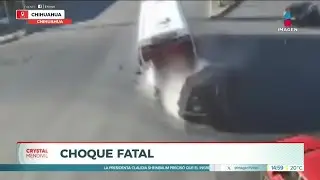 Choque entre cami&oacute;n y camioneta deja un muerto y 19 heridos en Chihuahua | Noticias con Crystal