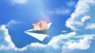 floating softly through sky | gentle music box lofi mix for naps, daydreams, and peace