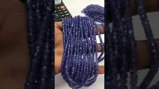 Natural AAA Tanzanite Beads 4-5mm | The Jewel Creation