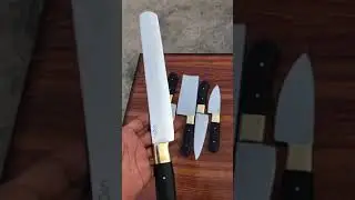 Stainless Steel Knife Set #blacksmith #shorts