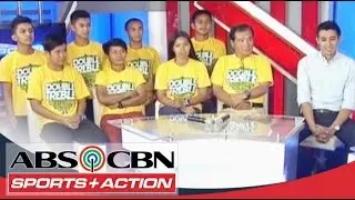 Meet the football champions: FEU Tamaraws!