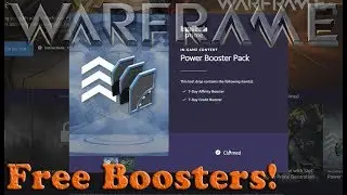Warframe - Free Boosters