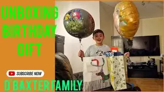 UNBOXING BIRTHDAY GIFT | D'BAXTER FAMILY