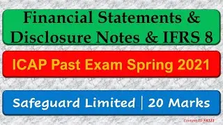 Q&A Safeguard Limited | ICAP Spring 2021 | Regulatory Framework & IFRS 8 (FR121)