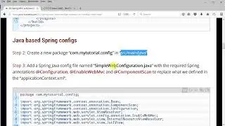 spring with javaconfig no web xml 720p