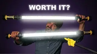 Harbor Freight Braun 2 in 1 $35 LED Lights for Video! Review Test