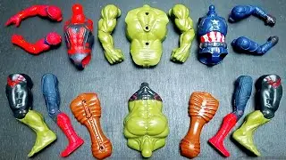 AVENGERS ASSEMBLE TOYS SPIDER-MAN HULK CAPTAIN AMERICA SIREN HEAD MARVEL'S SUPERHERO TOYS 