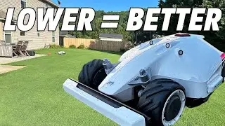 Lowering the Height of Cut on a LUBA Robotic Lawn Mower