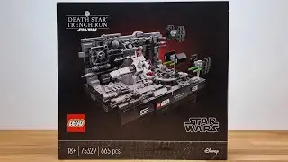 LEGO Star Wars 75329 Death Star Trench Run Diorama (2022) SPEED BUILD