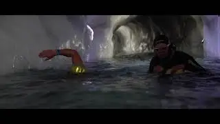 Iceswimming in the Glacier