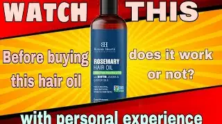 I used botanic rosemary hair oil for one month, SEE WHAT HAPPENED!