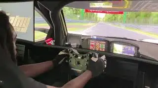 Me testing the McLaren 720S GT3 on Monza at Academy Sim Racing