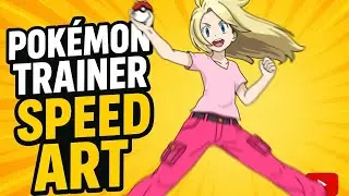 Speed Art: Custom Pok&eacute;mon Trainer Design | Bold, Pink, and Battle-Ready!