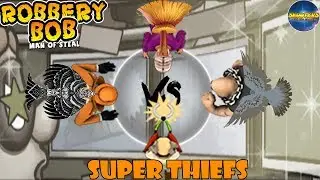 Robbery bob  &ndash; SUPER THIEFS:  Hag, Dealer, Biffen, Scientist - Part 1