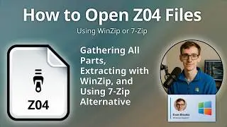 How to Open Z04 Files (WinZip Split Archive Part 4)