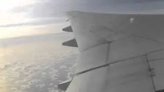 Somewhere over the Indian Ocean with the Emirates 777-200ER