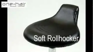 Soft Rollhocker, Coiffeur-Rollhocker, Coiffeurbedarf, one-hair