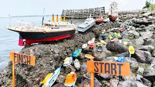 Menemukan kapal tenggelam menabrak batu, kapal laut, kapal besar, kapal pesiar, kapal layar, boat