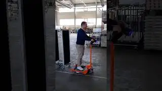 360Mover mit umgebauten Transporttrolley unseres Kunden