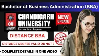 Chandigarh University Distance BBA Fees Admission | Distance BBA Complete Details | Career | Fees
