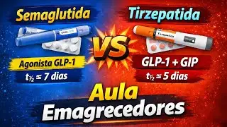 📚 Aula | Emagrecedores – Semaglutida e Tirzepatida . Prof PH