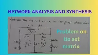 Problem on tie set matrix 