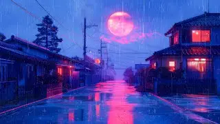 90&rsquo;s Retro Lofi Hip Hop 🎧 Rainy Day Japanese Town Vibes 🌆