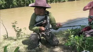 KAGET . BARU AJA  DILEMPAR  LANGSUNG DAPAT SAMBARAN IKAN BESAR .LIHAT HASINYA
